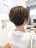 小顔ひし形マッシュショート髪質改善白髪ぼかし30代40代50代