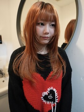 ピア ヤクイン(Pia Yakuin) トレンドレイヤーカット/顔周りレイヤー/前髪カット/ロング