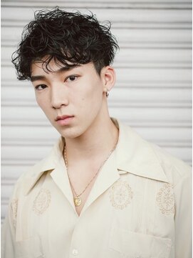 ダグラス トゥーバック 大垣(Douglas TWO BACKS) 【スパイラルパーマ】ショートスパイラルメンズマッシュ