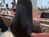【美髮・1人1人の髪質に合わせた】カット+ストレート