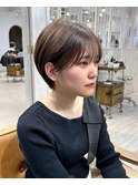 【畑中正敏】シースルーバング×丸みショート