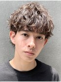 横浜シャドウパーマ緩めスパイラルパーマセンターパートマッシュ