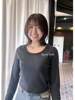 ギルド(Guild) 首が長く見えるレイヤーボブ