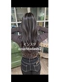 コントラストハイライト×スモーキーグレージュ