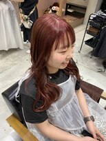 シー(Ciii)&nbsp;stylist イケダ>>ブリーチなし！チェリーピンク