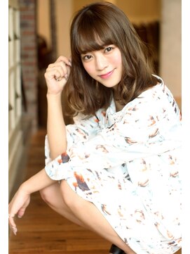 ビューイースト 亀戸 錦糸町(VIEW EAST) ゆるふわパーマのミディアムヘアスタイル☆