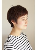 ブラウニーカラー×アンニュイ大人ミディフレンチボブ/大崎