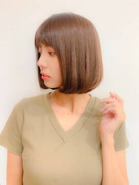 ミンクス 銀座店(MINX) 【MINX 蛭田】大人可愛い★サイドシルエットが綺麗な大人ボブ