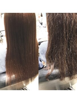 アミノ酸縮毛矯正 一回で髪質改善 捻転毛さようなら L ヘアーローラン 横浜 Hair Loran Yokohama のヘアカタログ ホットペッパービューティー