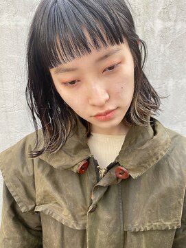 ソイ コンク 下北沢(soi conc) インナーカラーベージュ/ミディアムボブ