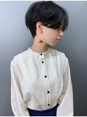 【morio池袋】綺麗でかっこいい黒髪ショート♪