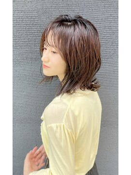 ニスル センター南店(NISURU） 似合わせカット/大人ガーリー/ダークアッシュ/着物/センター南