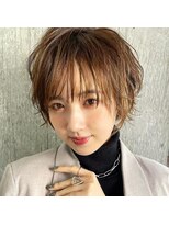 ラノバイヘアー(Lano by HAIR) ２０代３０代４０代５０代小顔ミディアム外ハネボブアッシュ