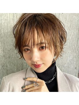20代30代40代50代小顔ミディアム外ハネボブアッシュ