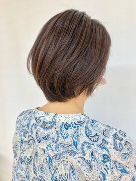 クオリス 上福岡店(QUALIS) ショート/白髪染め/ショートカット/アッシュベージュ/40代50代