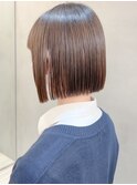 顔周り韓国ボブ前髪×ヘルシースタイル【横浜】