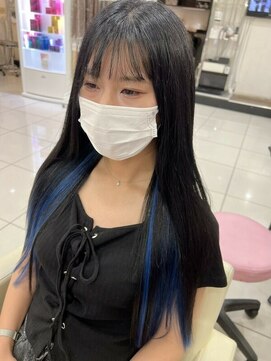 シーズン 大阪(SEASON) 【エクステ】ブルーブラック/インナーカラー