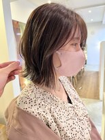イル(iru)&nbsp;【iru /谷町/上本町】切りっぱなしボブ／アッシュブラウン