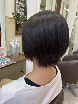 コアフィールフィス(COIFFURE fils) 《見附　今町)小顔見えショート　骨格修正カット