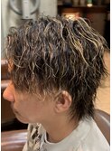 【SHIFT】ツイスパメッシュセンターパートウルフ