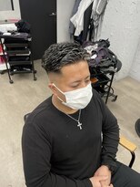 ヘアスタジオワン 藤沢店(HAIR STUDIO ONE) スキンフェードホワイトメッシュ
