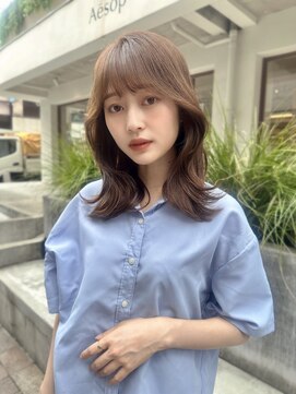 アリスバイアフロート 自由が丘(ALICe by AFLOAT) 小顔カットぱっつんシースルー前髪