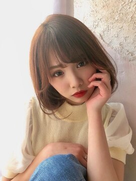 プアメリア 名古屋(Puamelia) 小顔★ボブ/前髪カット×黒髪/ブリーチなし[名古屋]