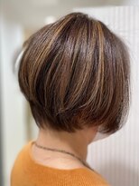 ソシエ 天王寺ミオ店 白髪ぼかしハイライト/大人女性/40代/50代/60代