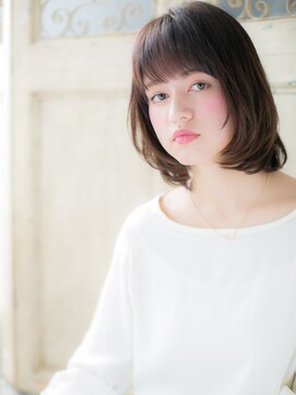 モッズ ヘア 福岡姪浜店(mod's hair) mod's姪浜/黒髪アッシュブラック美髪前下がりレイヤーカットh