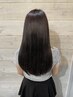 【髪の芯から綺麗に】カット＋縮毛矯正＋髪質改善トリートメント　￥14300