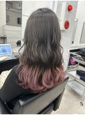 ピンクグラデーション イルミナカラー 所沢