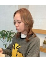 ナック 茶屋町(knack chayamachi) オリーブベージュボブ/透明感カラー/くすみベージュ
