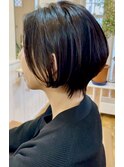函館/ショートボブ/縮毛矯正