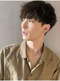 【PARK】メンズマッシュショート×ナチュラルスパイラルパーマ　