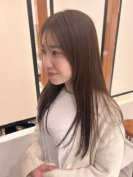 サラビューティーサイト 志免店(SARA Beauty Sight) 【Haru】ブリーチなし/透明感抜群グレージュカラー