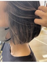 ヘアメイク アージュ 大野城 下大利店(HAIR MAKE age) 白髪ぼかしハイライト
