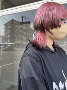 アイディー  高知(id) -高知 id-【白髪ぼかし】ハイトーンクラゲヘア