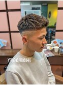 フェードカット/ハイライトメッシュ/【早田隼哉】