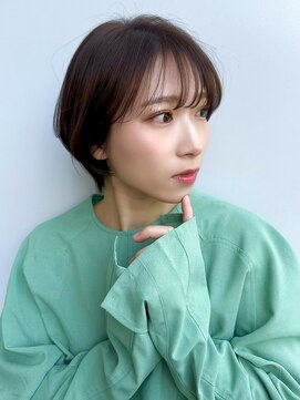 バイオレットジェム(Violet`jem) 顔まわりカットショートカットチョコレートブラウンKA-69