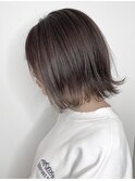 20代30代大人可愛い小顔ショートカット外ハネボブハイライト