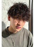 王道メンズショート☆無造作ツイストスパイラルパーマ