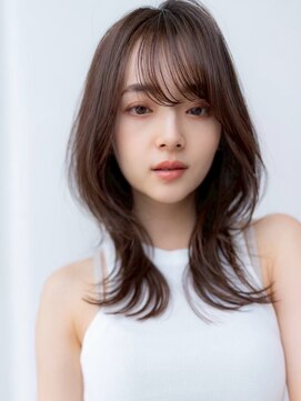 ドットハリス(.Hallis) レイヤーカット/顔周りカット/透明感カラー/髪質改善
