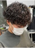 心斎橋プードルパーマスパイラルパーマフェードツイスパメンズ●