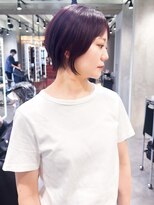 ロンド エメ 柏(Lond aimer)&nbsp;ミニウルフレイヤーカット顔周りカット前髪カットショート/柏柏