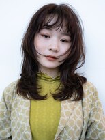 ロンドアンメゾン 原宿(Lond un Maison.)&nbsp;くびれヘア/アプリコットオレンジ/レイヤーカット/ブリーチなし