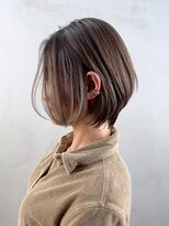 アルバム 渋谷パルコ(ALBUM) ショートボブミディアムおくれ毛韓国ヘア美髪_ba552881
