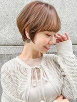 【成田】ショート/ハイライトカラー/白髪ぼかし/ブリーチ/銀座6