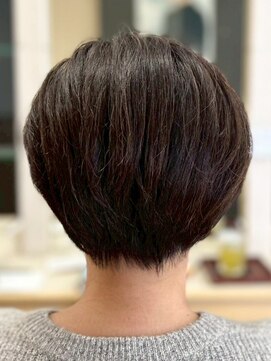 ヘアークリアー 春日部 ミセス 首元すっきり軽やかハンサムショート 美シルエット