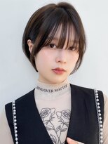 ロンドリメゾン 原宿(Lond re Maison.)&nbsp;姫カットレイヤー暗めカラー韓国風巻きレイヤーカット原宿表参道