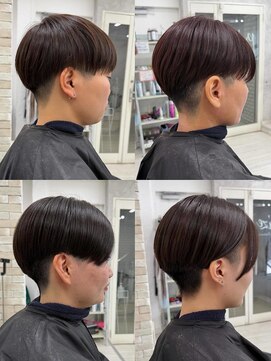 プライズ 表参道原宿店(prize) レディース刈り上げショートヘアセットボーイッシュメイク